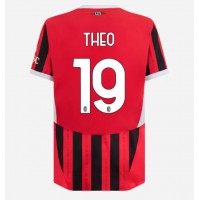 Fotballdrakt Herre AC Milan Theo Hernandez #19 Hjemmedrakt 2024-25 Kortermet